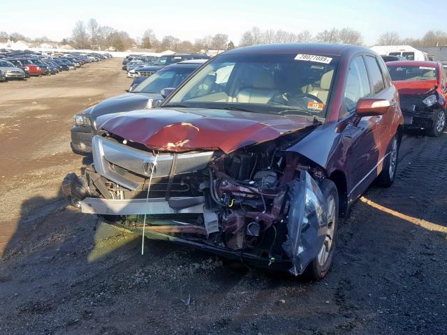 5J8TB1H2XCA003992 - 2012 ACURA RDX RED photo 2