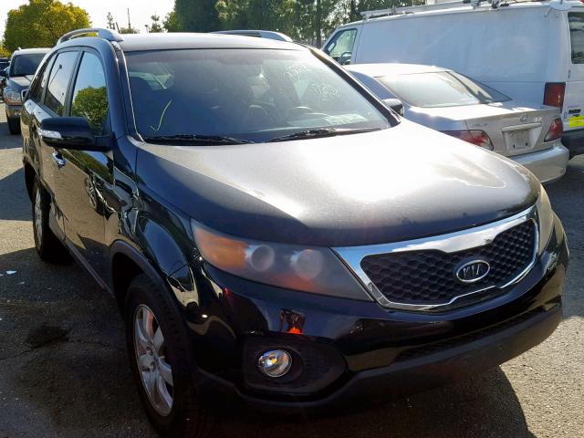 5XYKT4A28CG218757 - 2012 KIA SORENTO BA BLACK photo 1