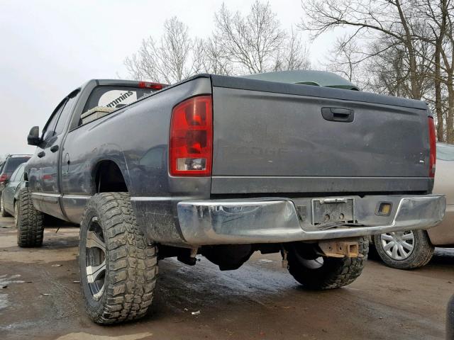 3D7KU28633G739693 - 2003 DODGE RAM 2500 S ნაცრისფერი ფოტო 3