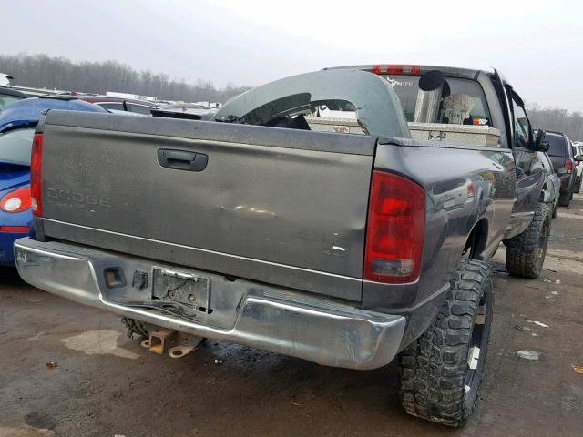 3D7KU28633G739693 - 2003 DODGE RAM 2500 S ნაცრისფერი ფოტო 4