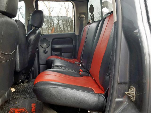 3D7KU28633G739693 - 2003 DODGE RAM 2500 S ნაცრისფერი ფოტო 6