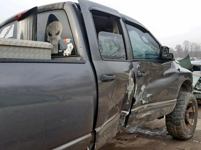 3D7KU28633G739693 - 2003 DODGE RAM 2500 S ნაცრისფერი ფოტო 9