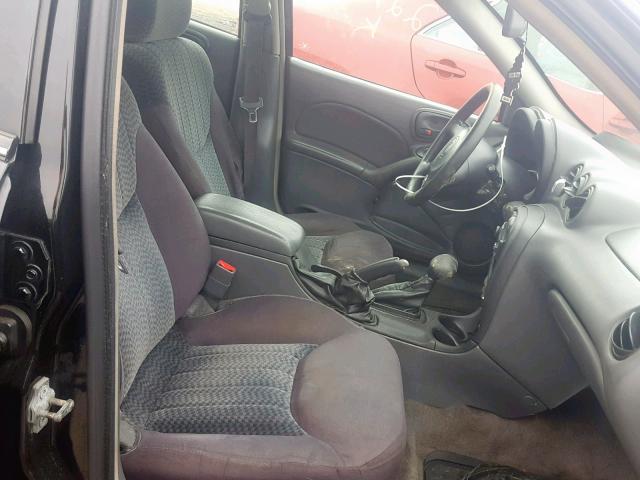 1G2NE52F54C227439 - 2004 PONTIAC GRAND AM S BLACK photo 5