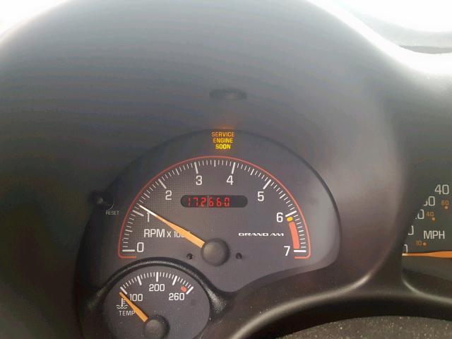 1G2NE52F54C227439 - 2004 PONTIAC GRAND AM S BLACK photo 8