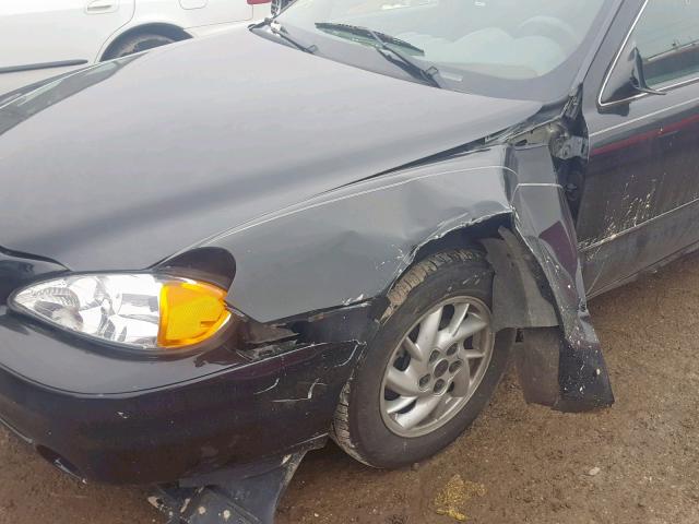 1G2NE52F54C227439 - 2004 PONTIAC GRAND AM S BLACK photo 9