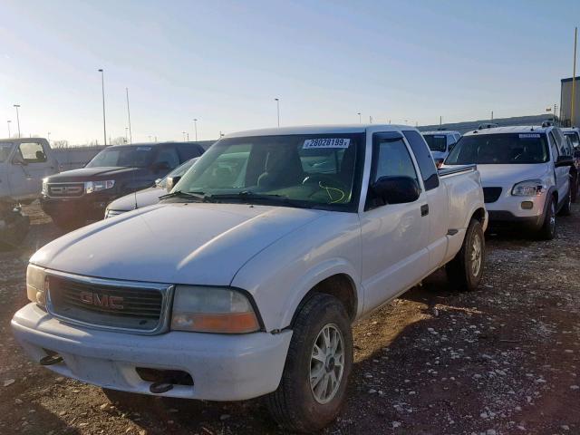 1GTDT19X638169234 - 2003 GMC SONOMA WHITE photo 2