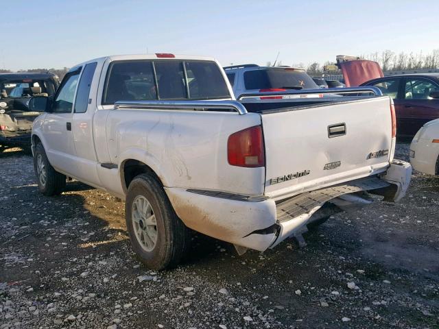 1GTDT19X638169234 - 2003 GMC SONOMA WHITE photo 3