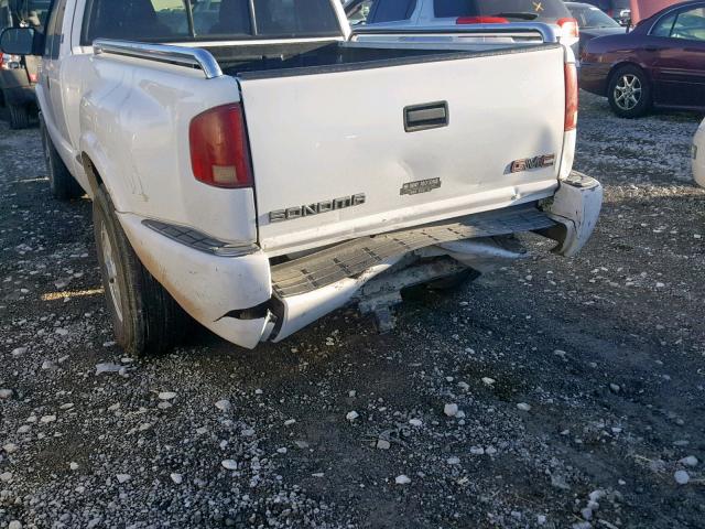 1GTDT19X638169234 - 2003 GMC SONOMA WHITE photo 9