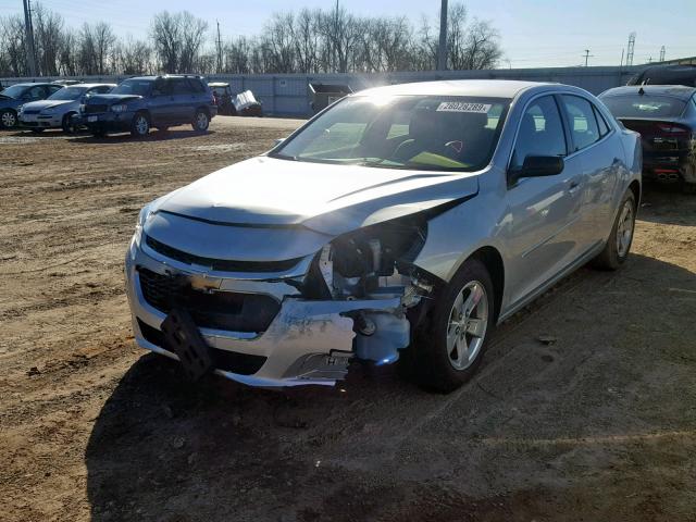 1G11A5SLXFF319345 - 2015 CHEVROLET MALIBU LS SILVER photo 2