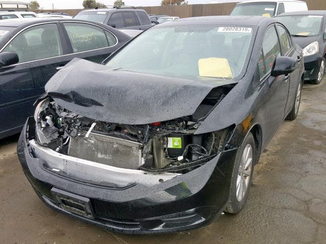 19XFB2F93CE325369 - 2012 HONDA CIVIC EXL 黑色 照片 2