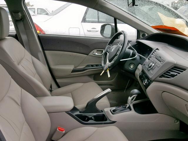 19XFB2F93CE325369 - 2012 HONDA CIVIC EXL 黑色 照片 5