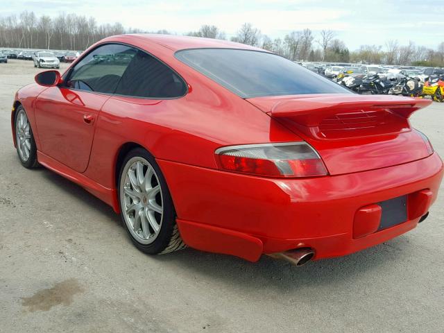 WP0AA299XXS624000 - 1999 PORSCHE 911 CARRER RED photo 3