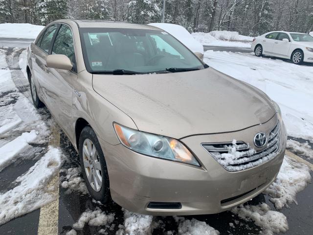 4T1BB46K98U061883 - 2008 TOYOTA CAMRY HYBR TAN photo 2