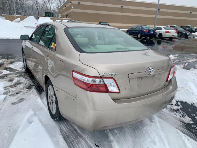 4T1BB46K98U061883 - 2008 TOYOTA CAMRY HYBR TAN photo 4