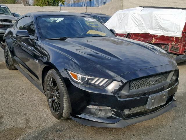 1FA6P8CF0H5281449 - 2017 FORD MUSTANG GT BLACK photo 1