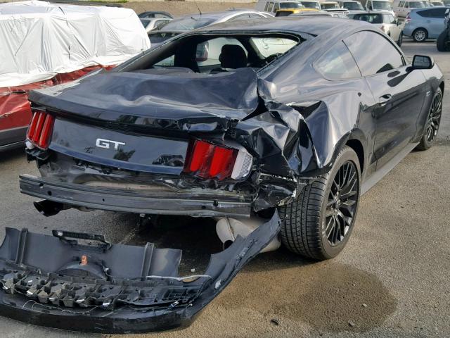 1FA6P8CF0H5281449 - 2017 FORD MUSTANG GT BLACK photo 4