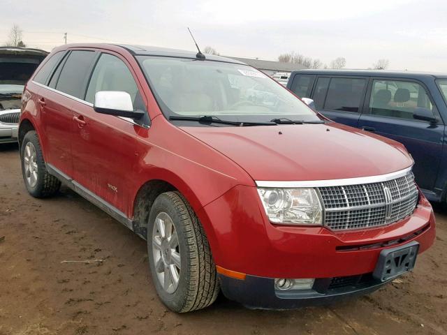 2LMDU68C17BJ29803 - 2007 LINCOLN MKX RED photo 1