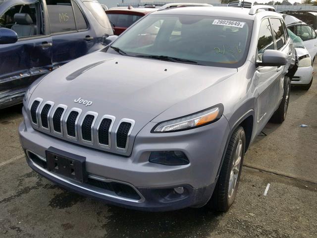 1C4PJMDB6GW186682 - 2016 JEEP CHEROKEE L GRAY photo 2