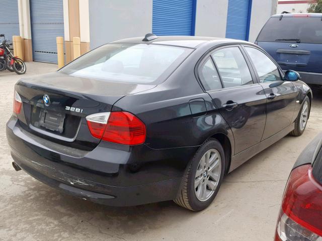 WBAVC53547FZ74893 - 2007 BMW 328 I SULE BLACK photo 4