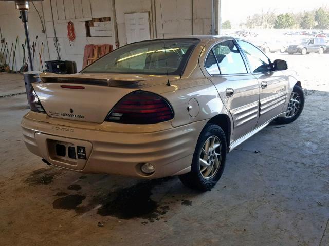 1G2NF52E11M520538 - 2001 PONTIAC GRAND AM S GOLD photo 4
