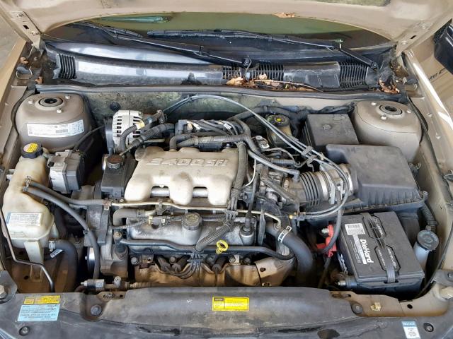 1G2NF52E11M520538 - 2001 PONTIAC GRAND AM S GOLD photo 7