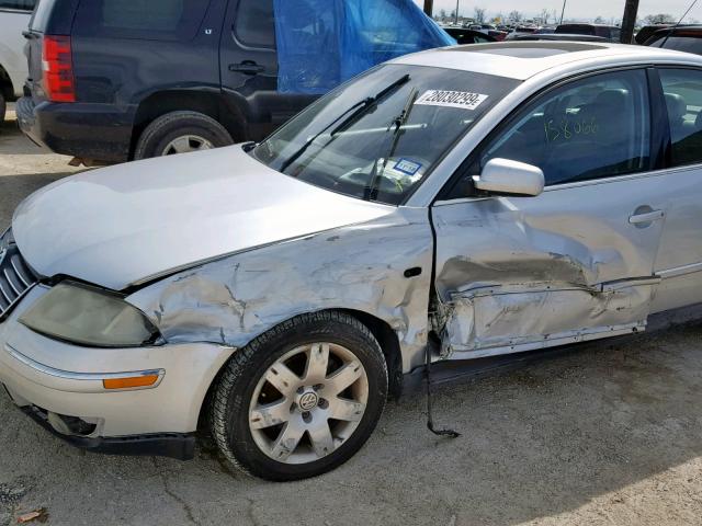 WVWRH63B13P208724 - 2003 VOLKSWAGEN PASSAT GLX 银色 照片 9