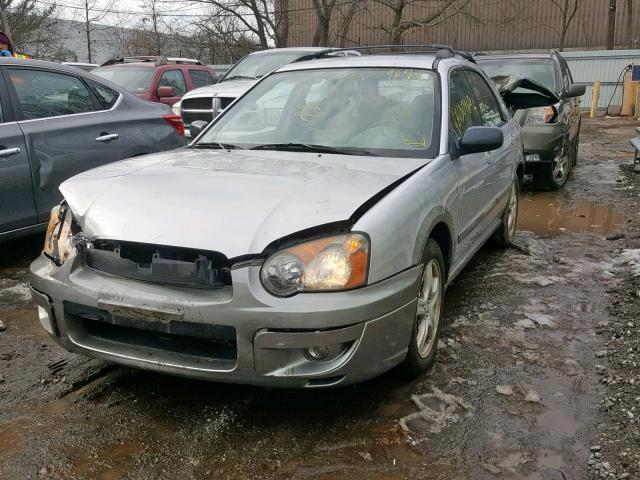 JF1GG68544H802609 - 2004 SUBARU IMPREZA OU GRAY photo 2