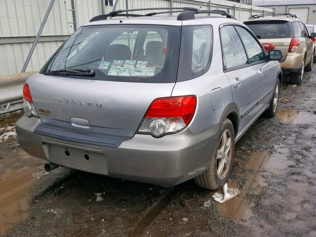 JF1GG68544H802609 - 2004 SUBARU IMPREZA OU GRAY photo 4