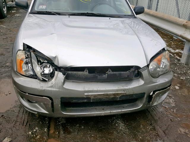 JF1GG68544H802609 - 2004 SUBARU IMPREZA OU GRAY photo 9