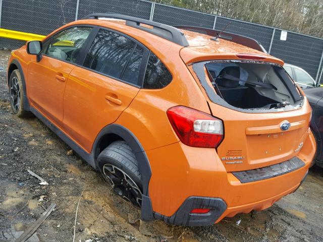 JF2GPAGC7D2887043 - 2013 SUBARU XV CROSSTR ORANGE photo 3