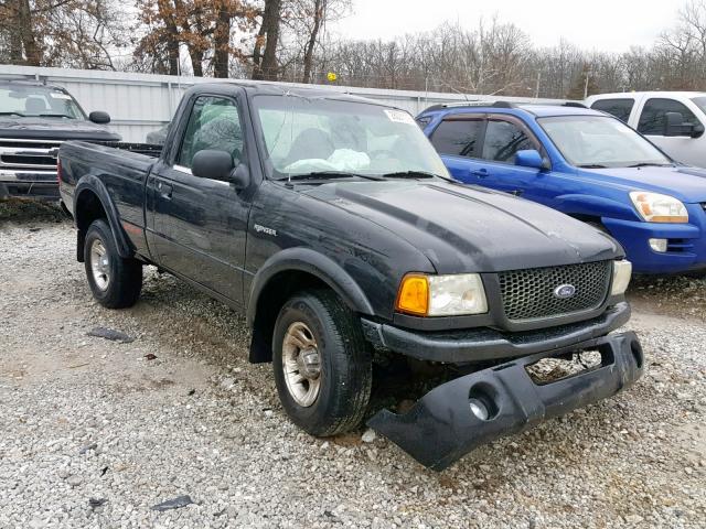 1FTYR10U93PA34645 - 2003 FORD RANGER BLACK photo 1