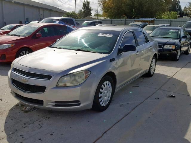 1G1ZG57B98F182418 - 2008 CHEVROLET MALIBU LS Silber Foto 2