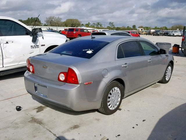 1G1ZG57B98F182418 - 2008 CHEVROLET MALIBU LS Silber Foto 4