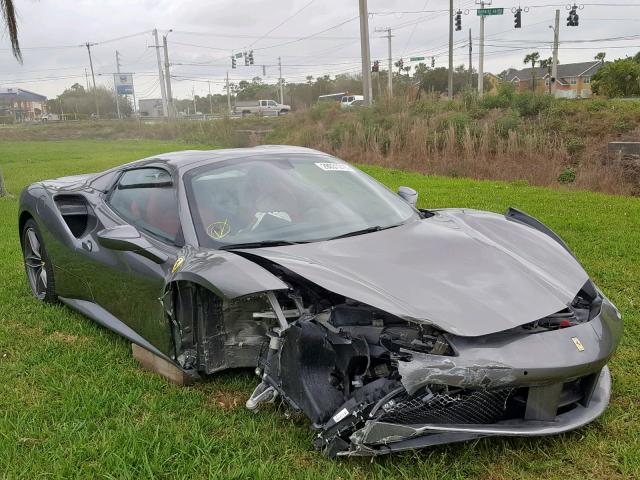 ZFF80AMA4J0234754 - 2018 FERRARI 488 SPIDER GRAY photo 1