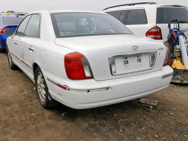 KMHFU45E04A319002 - 2004 HYUNDAI XG 350 WHITE photo 3