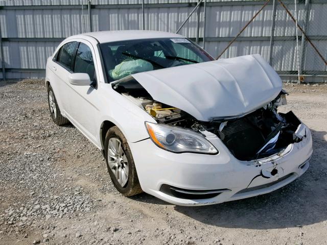 1C3CCBAB7CN222949 - 2012 CHRYSLER 200 LX WHITE photo 1