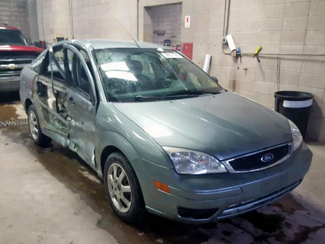 1FAFP34N85W300036 - 2005 FORD FOCUS ZX4 TEAL photo 1