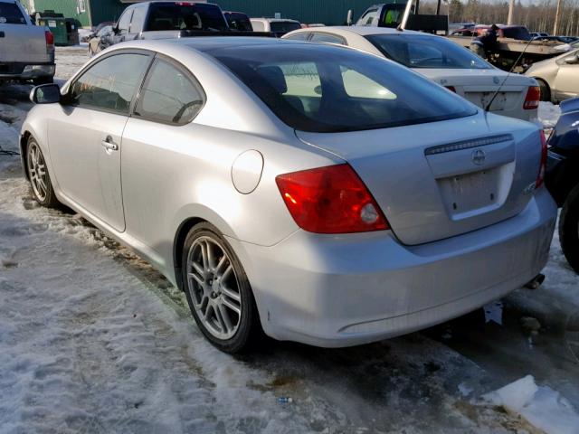 JTKDE177660087206 - 2006 TOYOTA SCION TC SILVER photo 3
