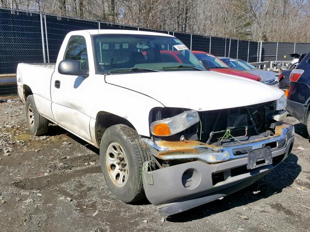 1GTEK14T55Z250900 - 2005 GMC NEW SIERRA WHITE photo 1