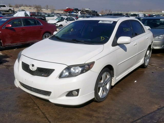 1NXBE40E09Z068524 - 2009 TOYOTA COROLLA XR 白色 照片 2