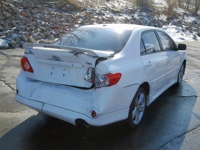 1NXBE40E09Z068524 - 2009 TOYOTA COROLLA XR 白色 照片 4