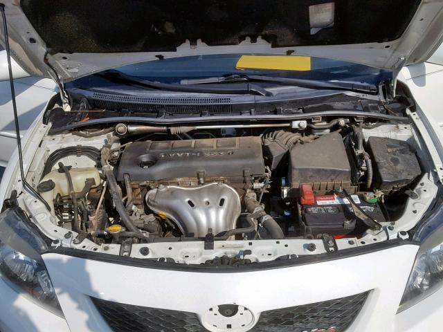 1NXBE40E09Z068524 - 2009 TOYOTA COROLLA XR 白色 照片 7