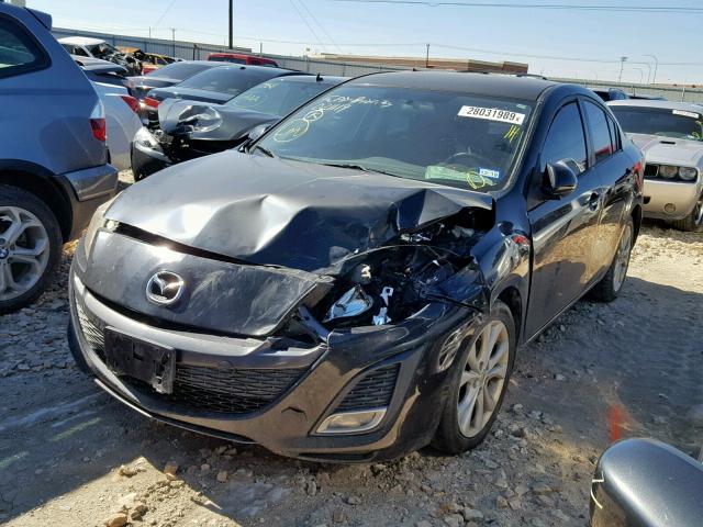 JM1BL1U53B1364051 - 2011 MAZDA 3 S BLACK photo 2