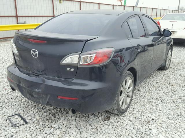 JM1BL1U53B1364051 - 2011 MAZDA 3 S BLACK photo 4