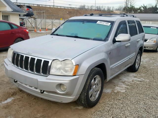 1J8HR68287C510759 - 2007 JEEP GRAND CHER SILVER photo 2