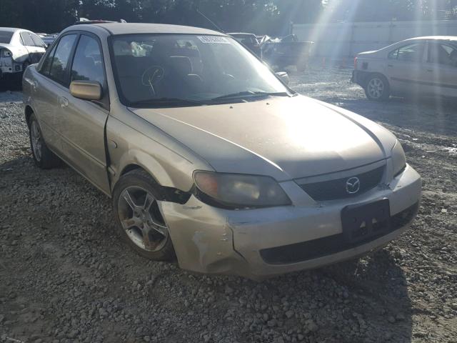 JM1BJ225830129506 - 2003 MAZDA PROTEGE DX TAN photo 1