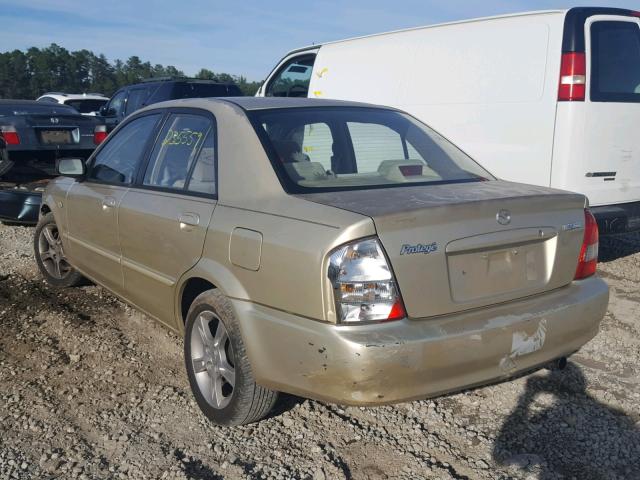 JM1BJ225830129506 - 2003 MAZDA PROTEGE DX TAN photo 3