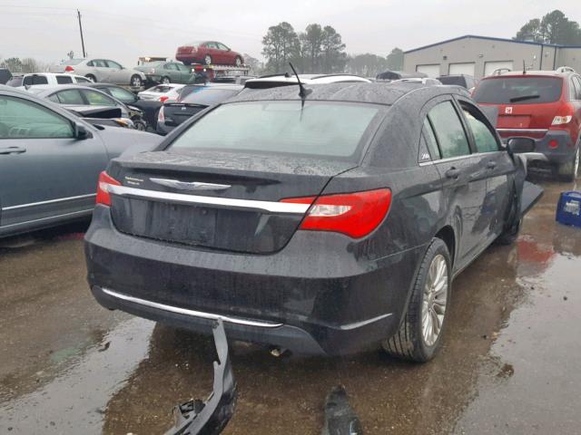 1C3CCBAB8CN257127 - 2012 CHRYSLER 200 LX BLACK photo 4