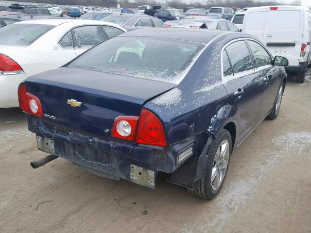 1G1ZH57B894100284 - 2009 CHEVROLET MALIBU 1LT BLUE photo 4