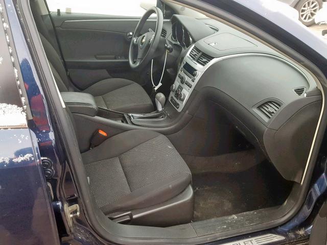 1G1ZH57B894100284 - 2009 CHEVROLET MALIBU 1LT BLUE photo 5